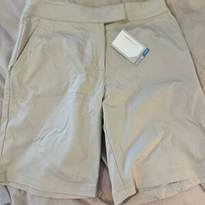 Nike Tan Bermuda Shorts Lightweight Casual Design